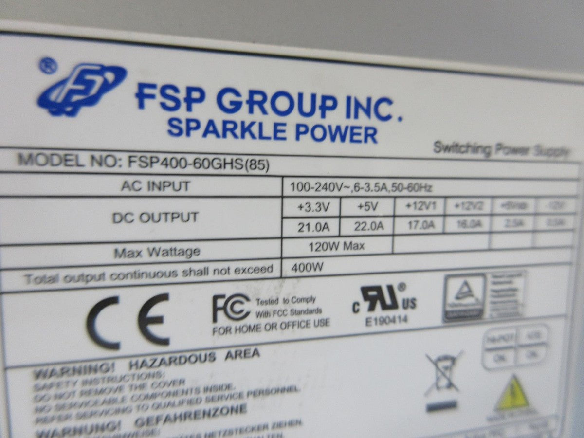 FSP GROUP INC. Power Supply 400W | FSP400-60GHS(85)|205914547137