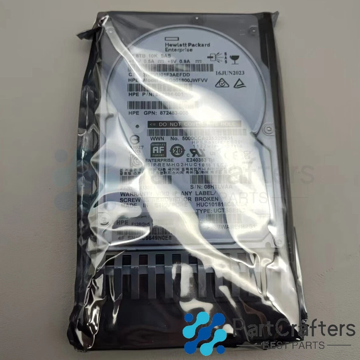 New HPE J9F49A MSA 1.8TB 2.5" SAS 10K 12G SFF BC HDD Hard Drive 787649-001|405490987469