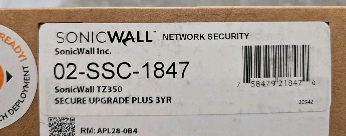 SonicWALL TZ350 Next-Generation Firewall - (Model 02-SSC-1847) - Unregistered|236071900752