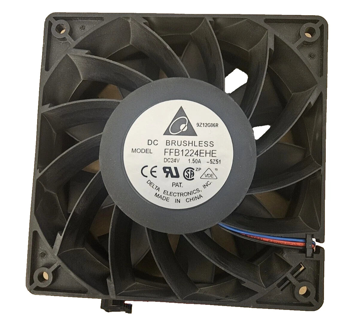 DELTA FFB1224EHE PE00/5Z51 120x120x38mm DC 24V 1.5A 3-Lines Inverter Cooling Fan|286815169641