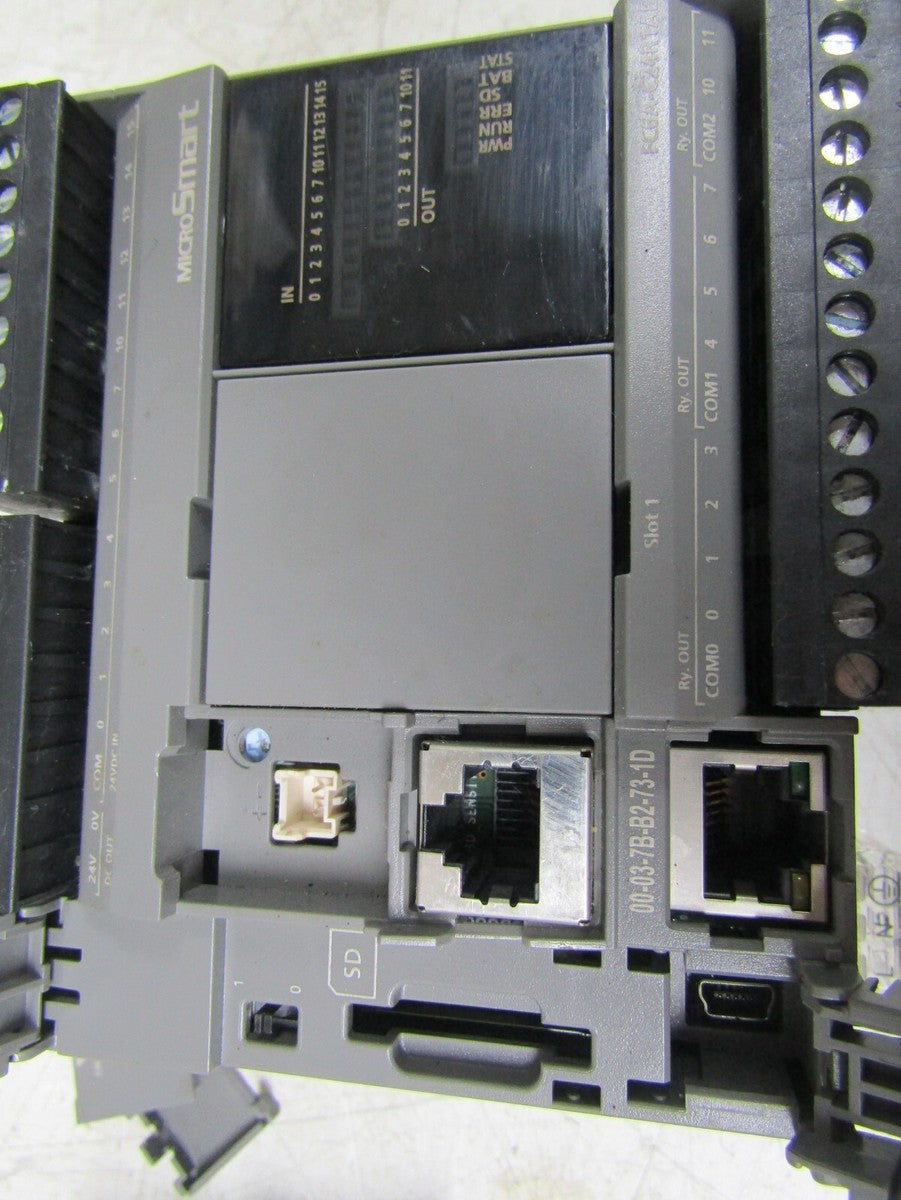 🔥IDEC MICROSMART FC6A-C24R1AE & IDEC FC6A-J8CU1|325656594953