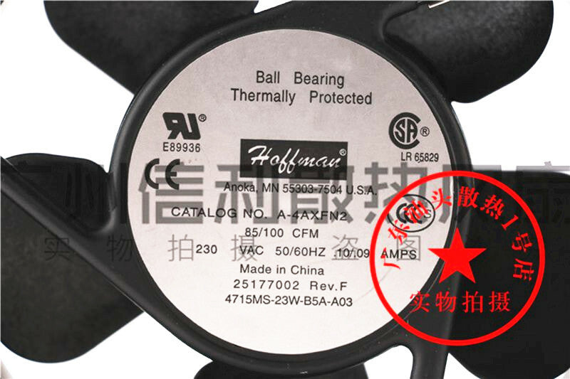 Ebm-papst 4715MS-23T-B5A AC Axial Fan: High-Performance 119mm 230V Cooling