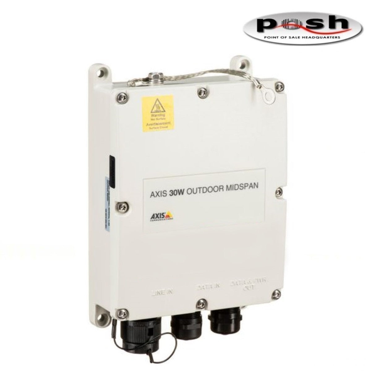 New Axis 01944-001 30W Outdoor PoE+ Midspan Injector IP66|116763163521