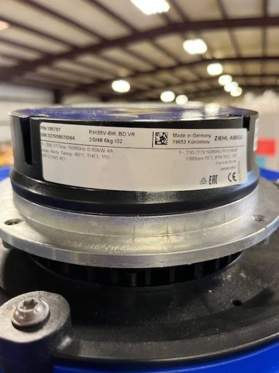 Ziehl-Abegg RH35V-6IK.BD.VR 110 V AC Centrifugal Fan 2500 CFM, Germany|256622247238