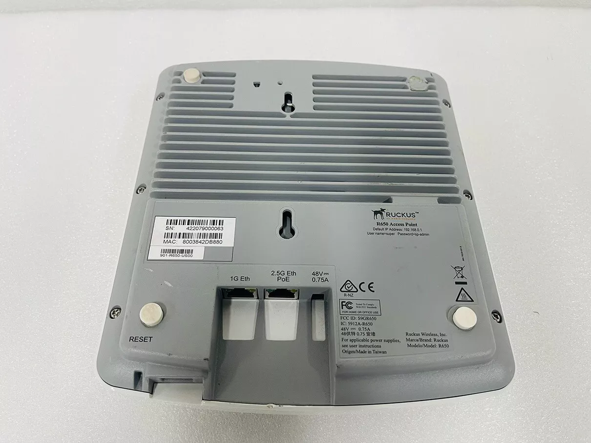 Ruckus 901-R650-US00 Wireless Access Point|396578321381