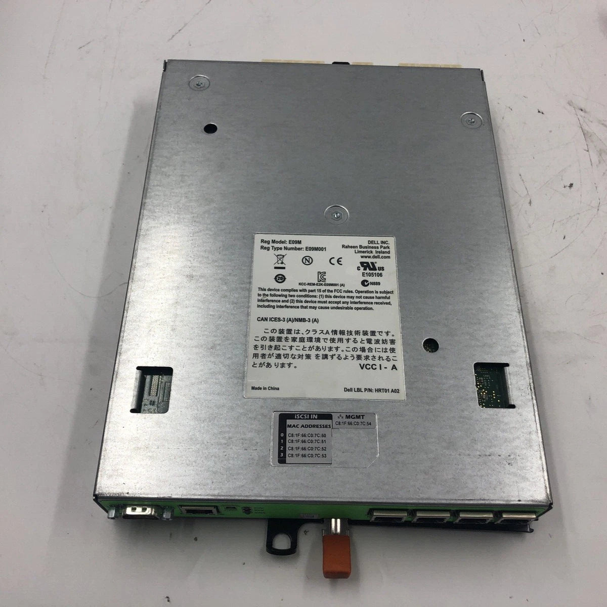 DELL EQUALLOGIC CONTROL MODULE TYPE 11 CONTROLLER MODULE E09M001 E09M|156769250560