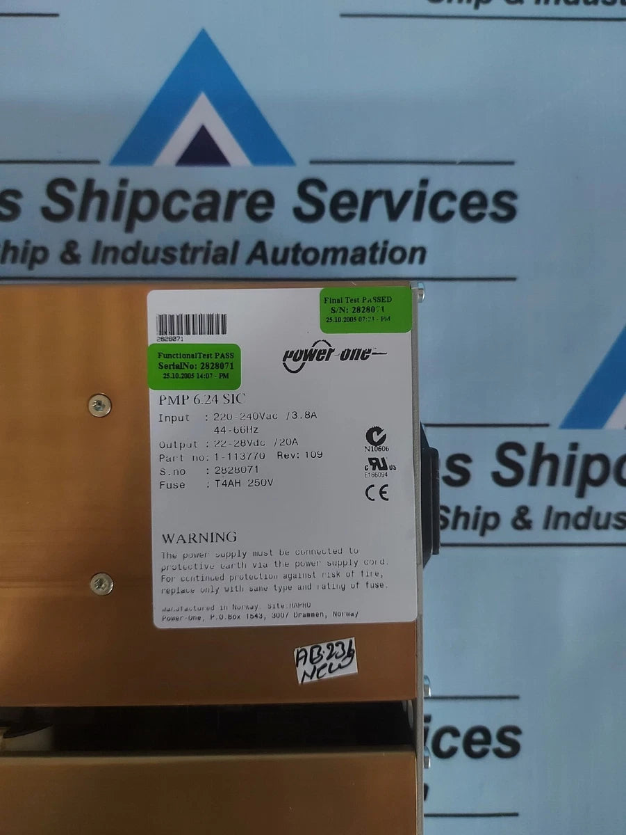 POWER-ONE PMP 6.24 SIC POWER SUPPLY