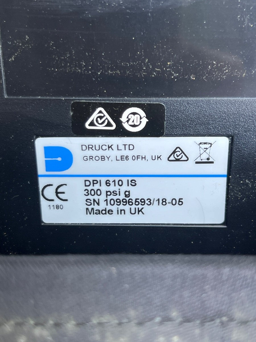 DRUCK DPI 610 IS PRESSURE CALIBRATOR 300 PSI G|286247449775
