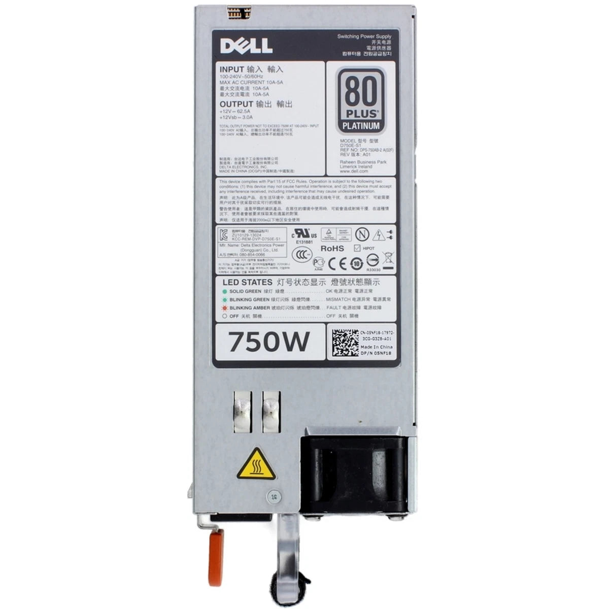 Dell 750W 80+ Platinum PSU (5NF18)|389144449062