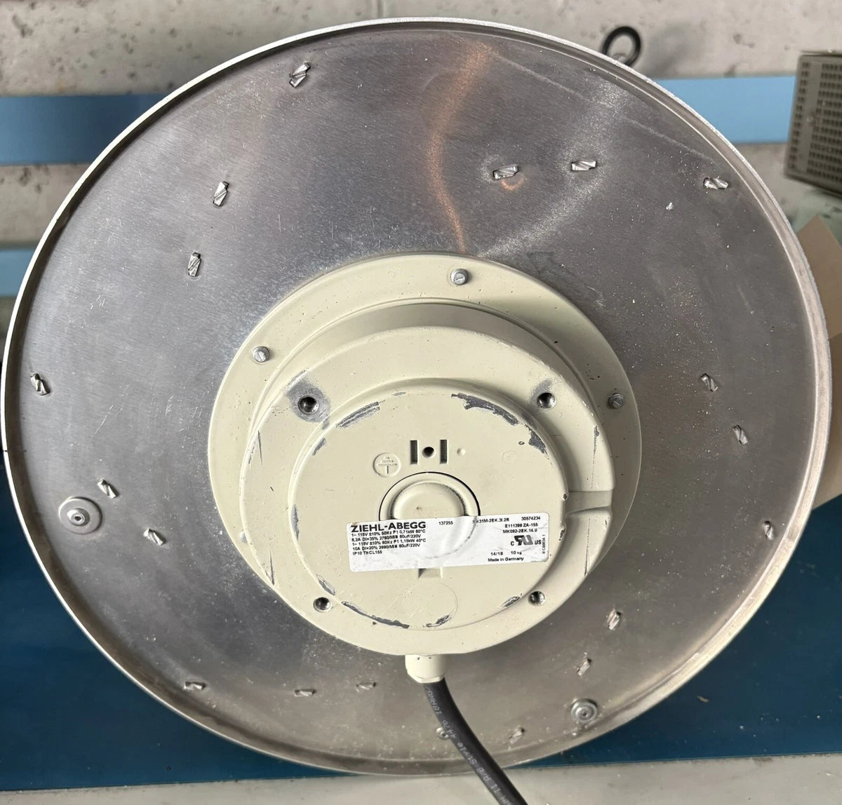 ZIEHL ABEGG Centrifugal Cooling Fan RH31M-2EK.31.2R Blower M Series|236101944979