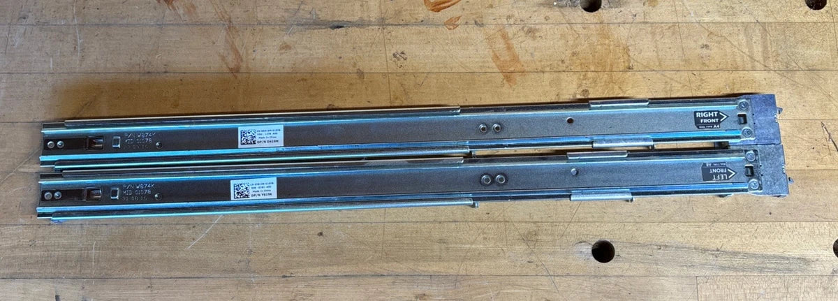 Dell Poweredge R320 R330 R430 R620 R630 R640 1U Ready Rails Sliding Rail Kit|226986082624