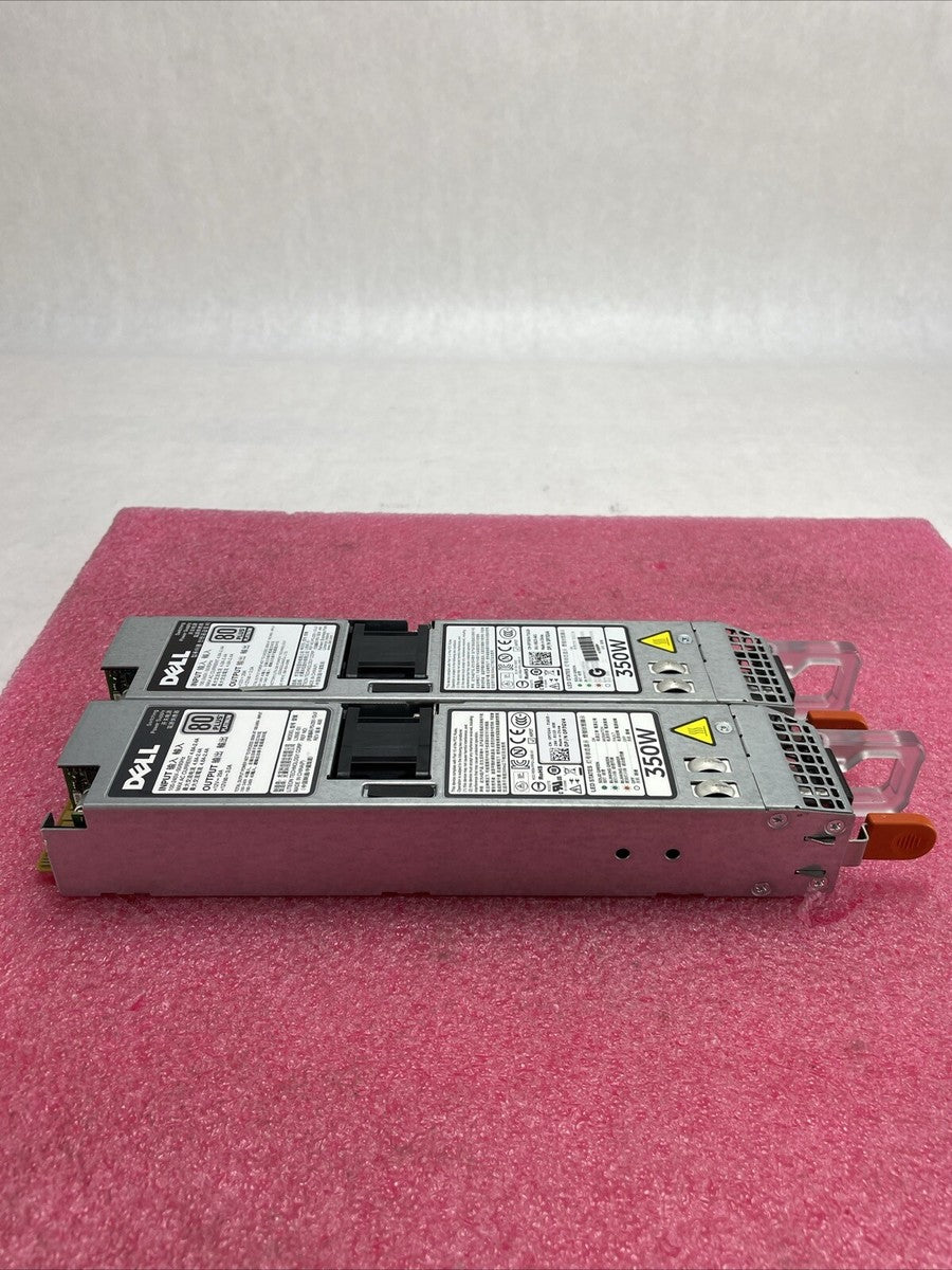 Dell P7GV4 80 Plus Platinum 350W Switching Power Supply Lot of 2|186736659642