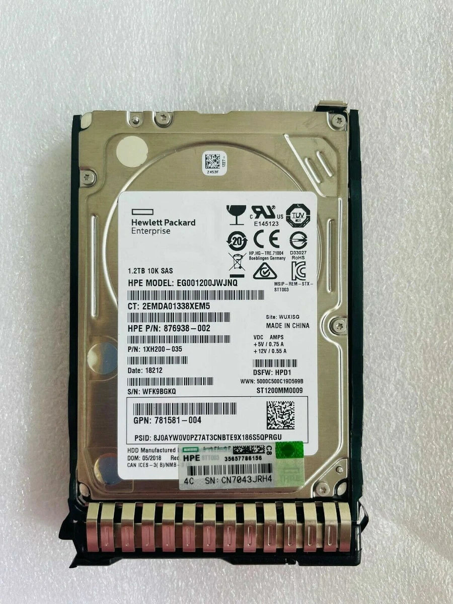 HP 781518-B21 1.2TB 12G SAS 10K 2.5" SFF SAS HDD 781578-001 US stock|205775977094