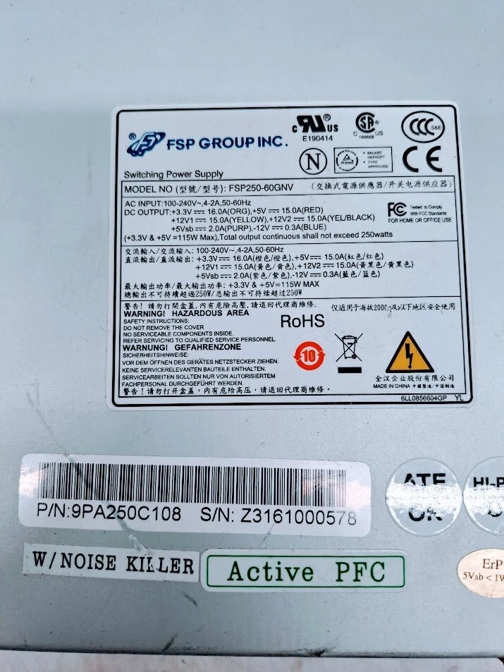 FSP Group FSP250-60GNV Power Supply SATA|365647879216