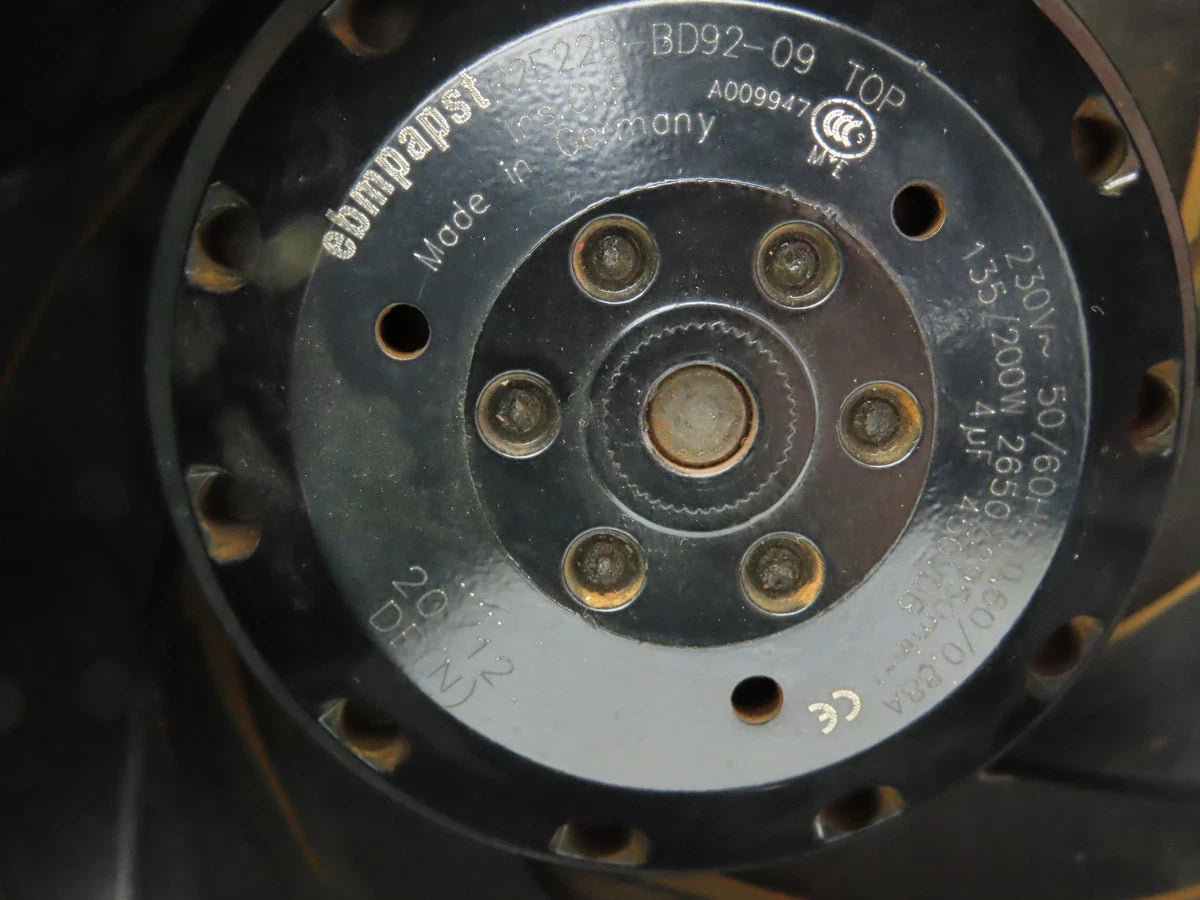 EBM-Papst R2E225-BD92-09 Centrifugal Blower Fan 225mm 200W 230V 1PH 2950RPM|127523589890