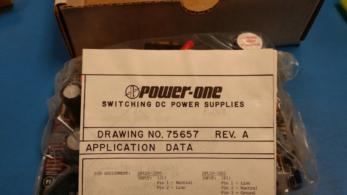 (1 PC) SPL50-3200 POWER-ONE Multi Voltage Switching Power Supply, 50W ,5V to 12V|323813153626