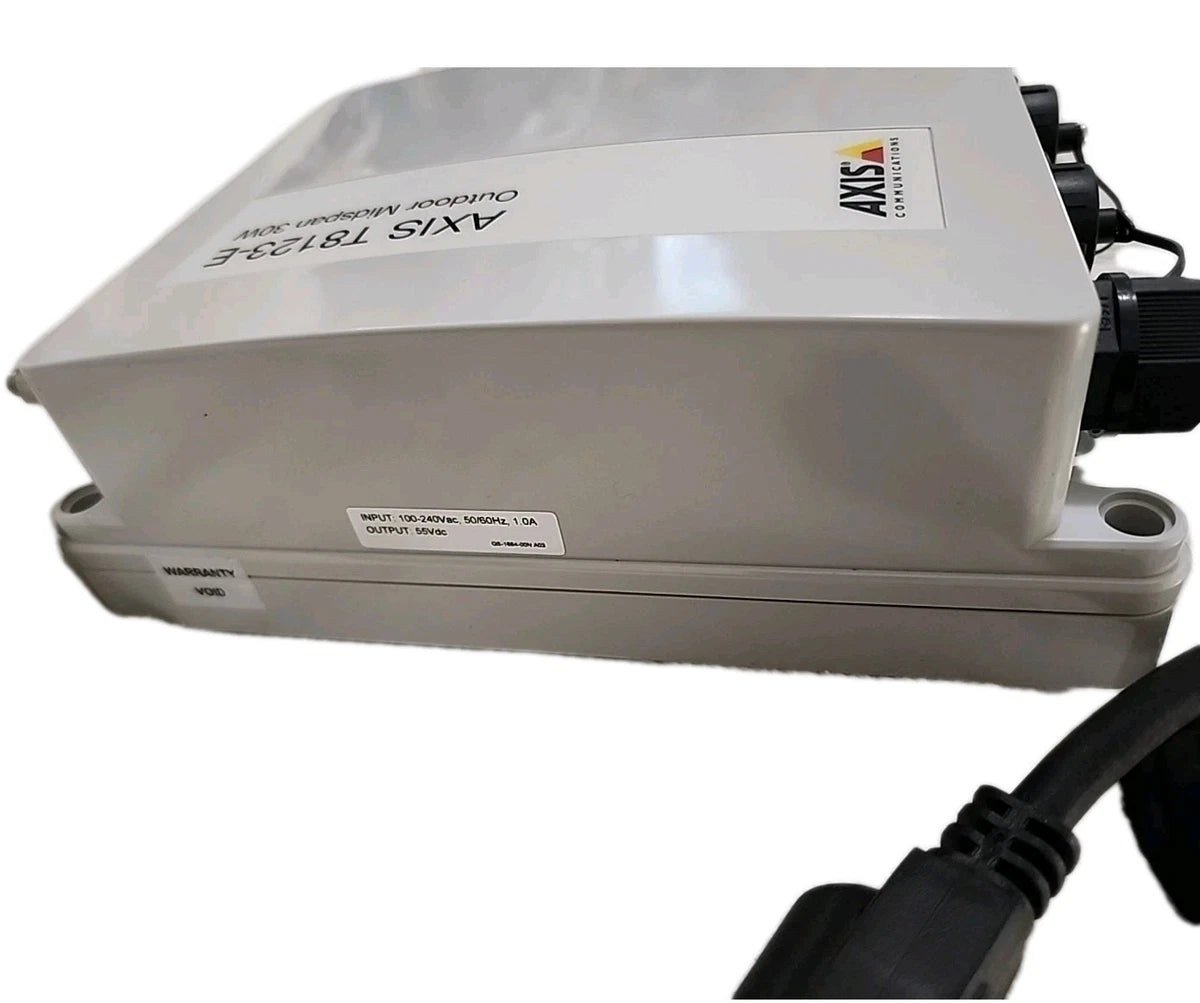 AXIS T8123-E Outdoor Midspan Power Supply 30W Outdoor POE Injector |136797495521