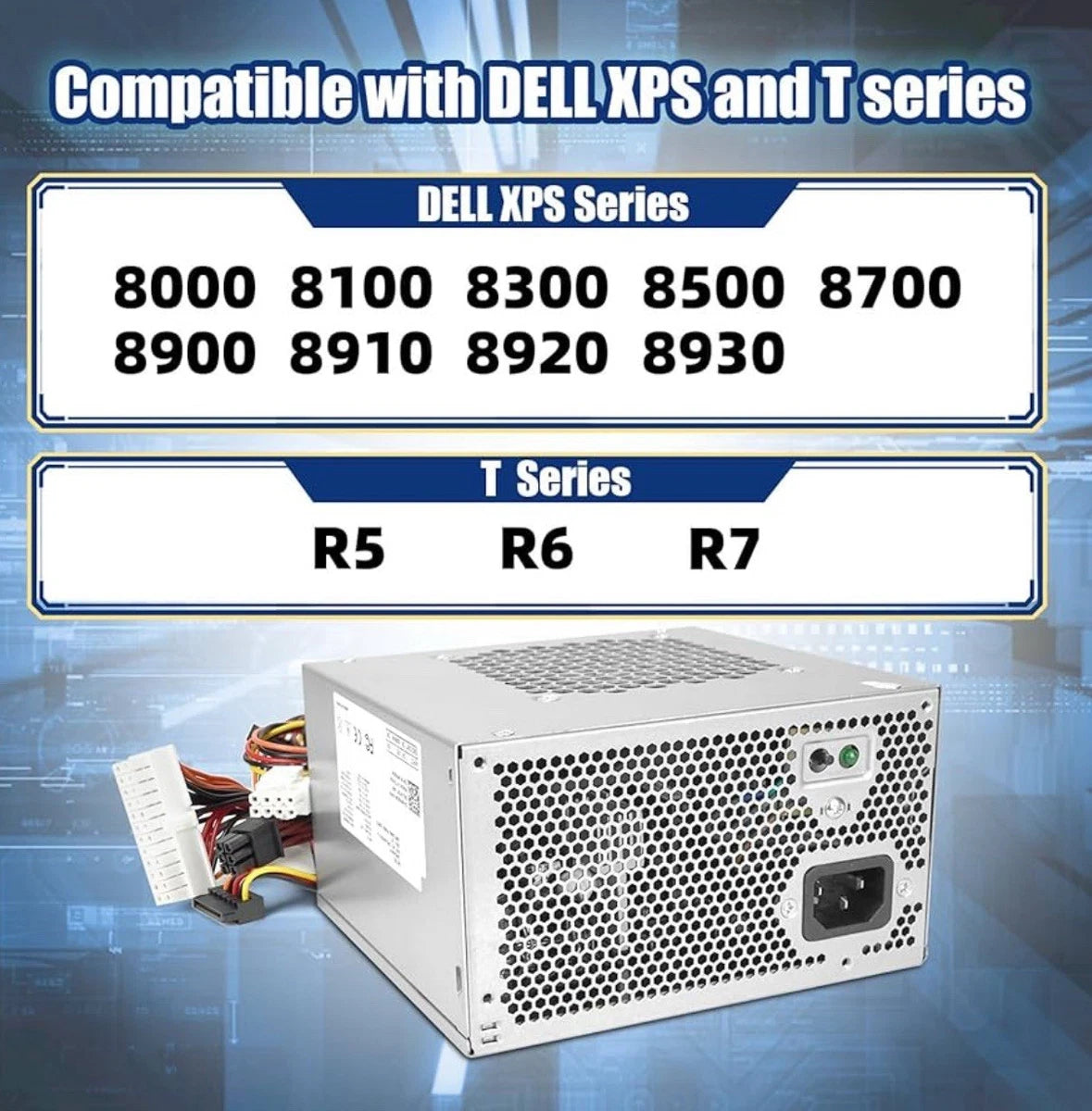 For DELL XPS 8910 8920 8300 8500 8700 8900 R5 460W PSU Power Supply D460AM-03 US|127553818394