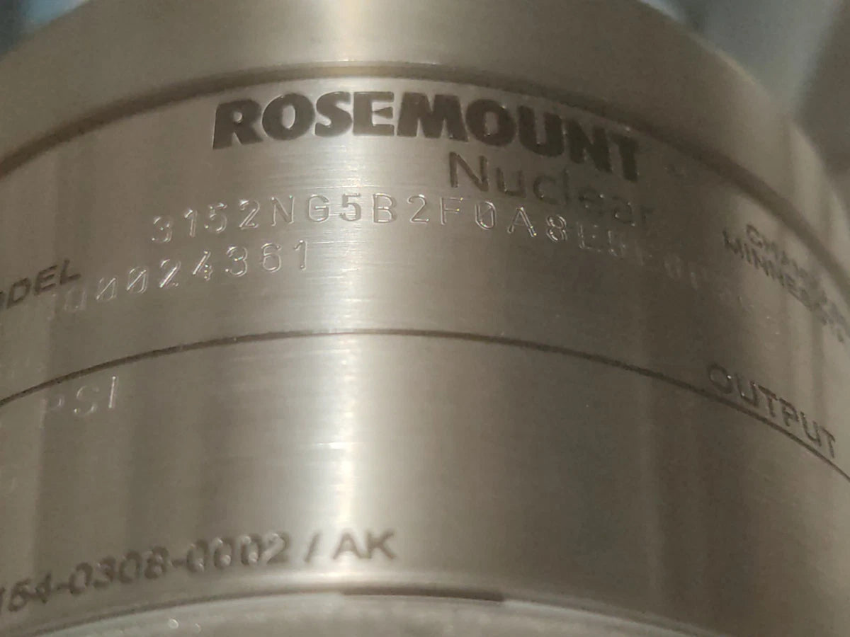 Rosemount 3152N Nuclear Differential Pressure Transmitter 0–2000 PSI 48VDC