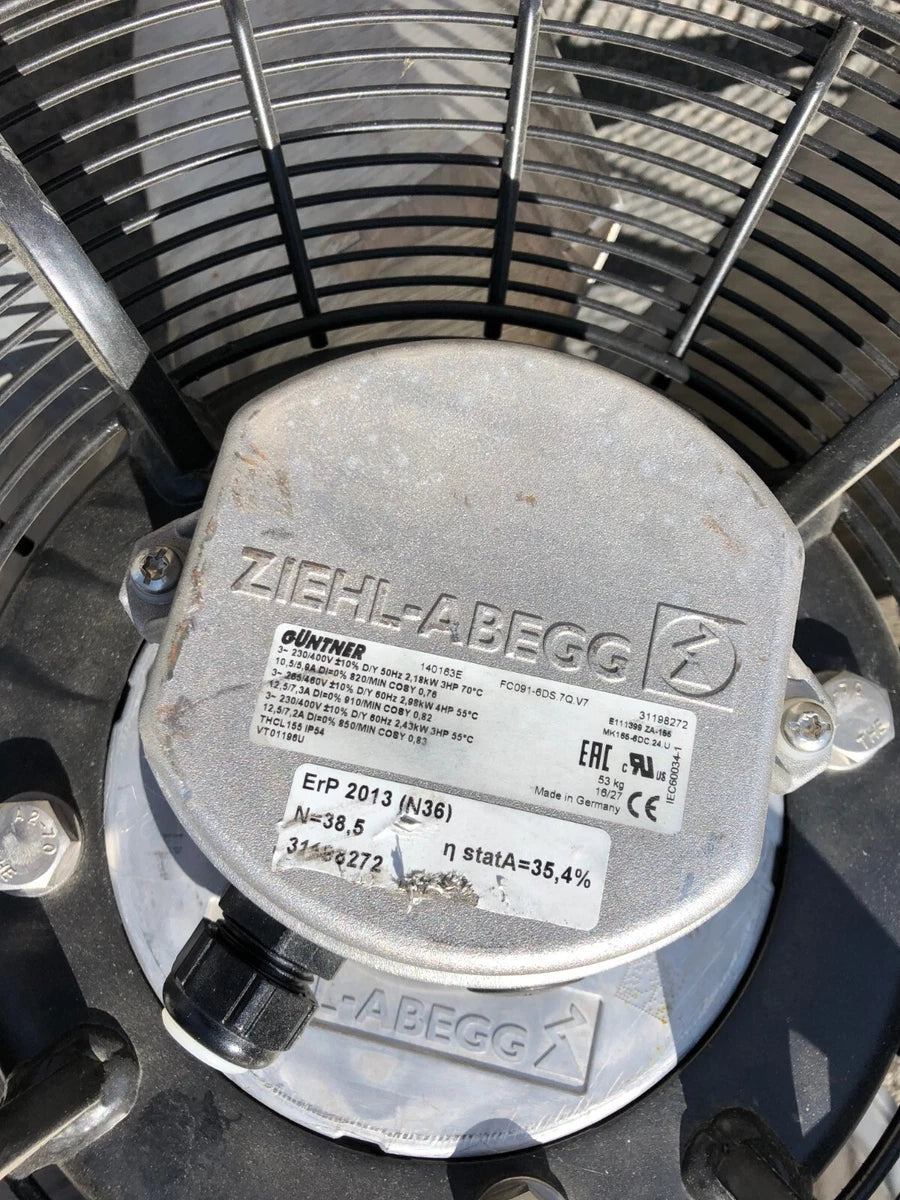 NEW ZIEHL-ABEGG FAN 3 PHASE 208 VOLT