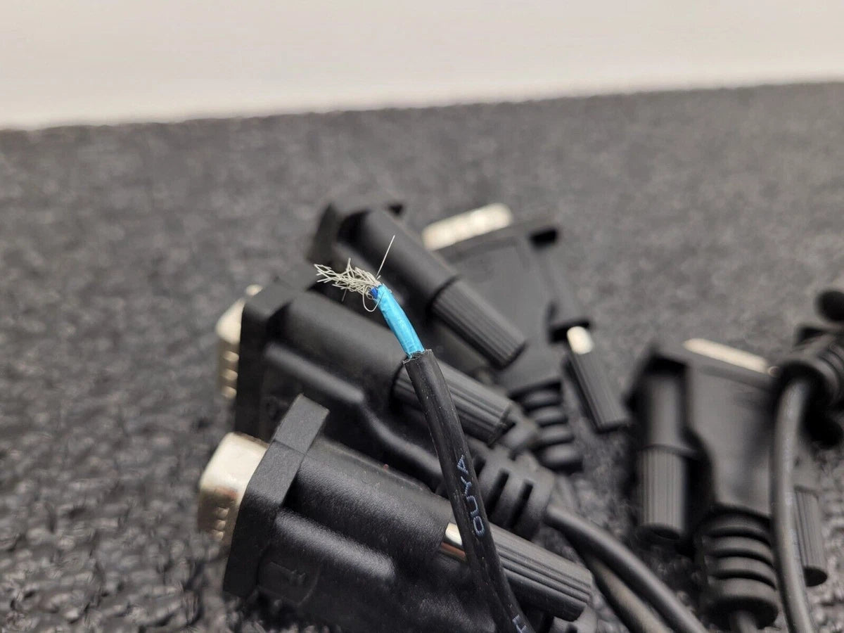 Moxa CP-118EL 8 Port Low Profile PCI Express Board RS-232/422/485 Damaged Cable