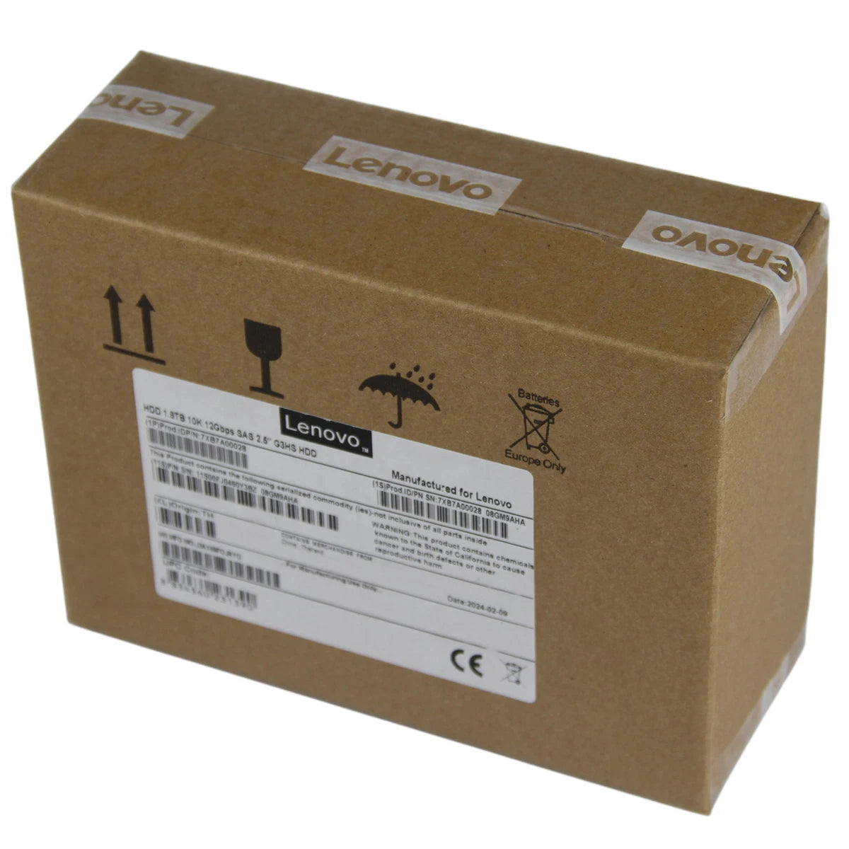 New Lenovo ThinkSystem 00YK017 7XB7A00028 2.5" 1.8TB 10K SAS 12G Hard Drive -US