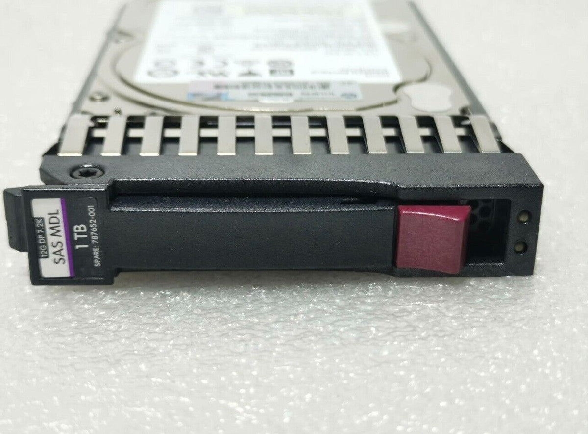 HPE 787652-001 MSA 1TB 12Gb/s SAS 7.2K 2.5" 512E MIDLINE HARD DRIVE J9F50A HDD|376095574849