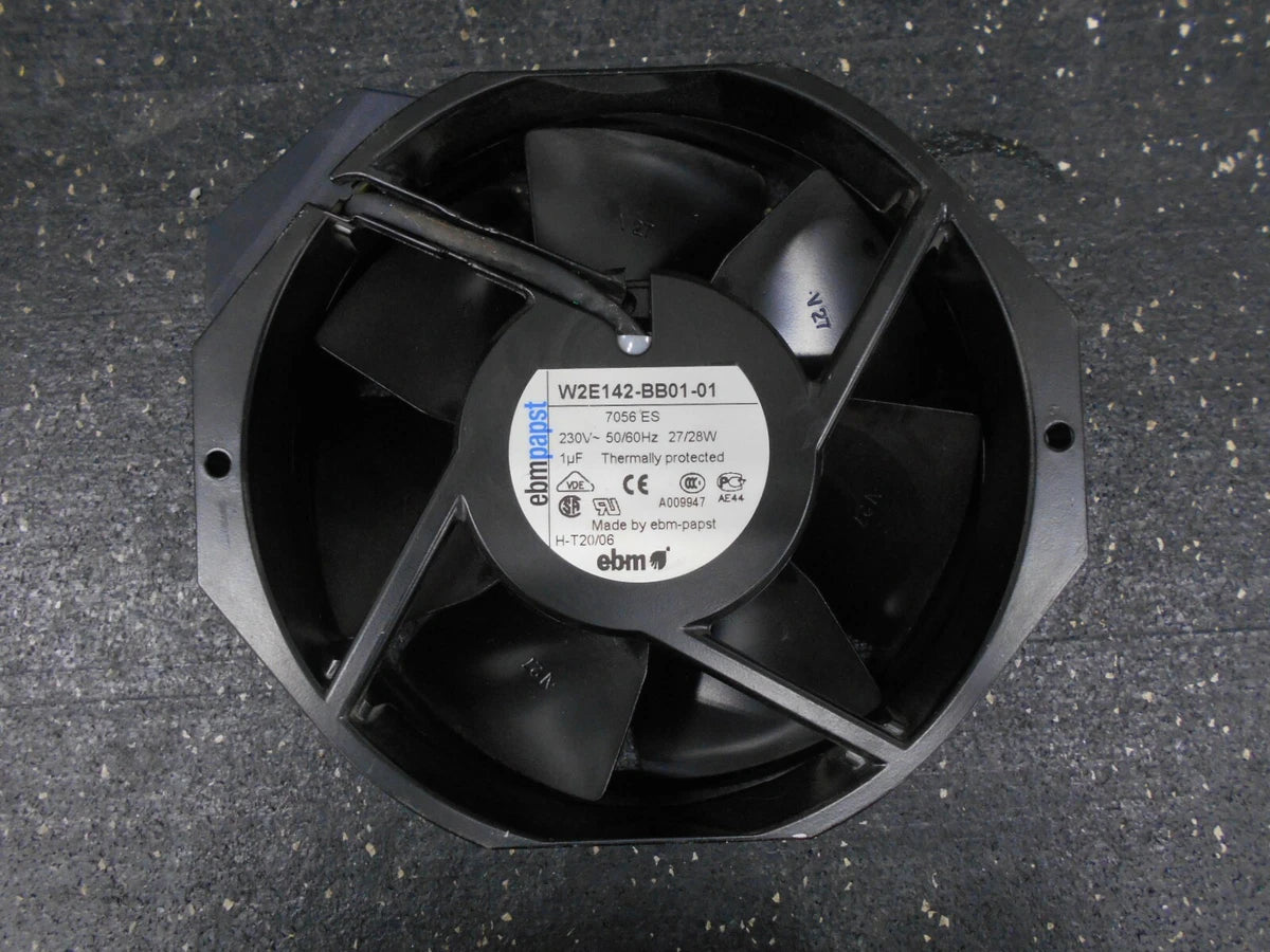 EBM PAPST AC AXIAL COMPACT FAN 7056 ES W2E142 BB01 01 230V 50/60Hz 27/28W 1µF|363815659723