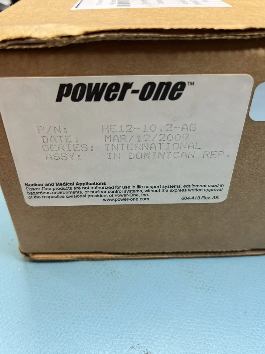 HE12-10.2-AG Power-One 1-OUTPUT AC-DC REG POWER SUPPLY MODULE|396976547064