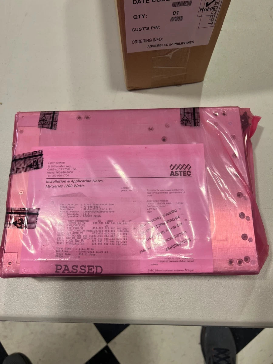 ASTEC ARTESYN POWER SUPPLY 1200W Model 73-690-6034 MVP SERIES|177371624586