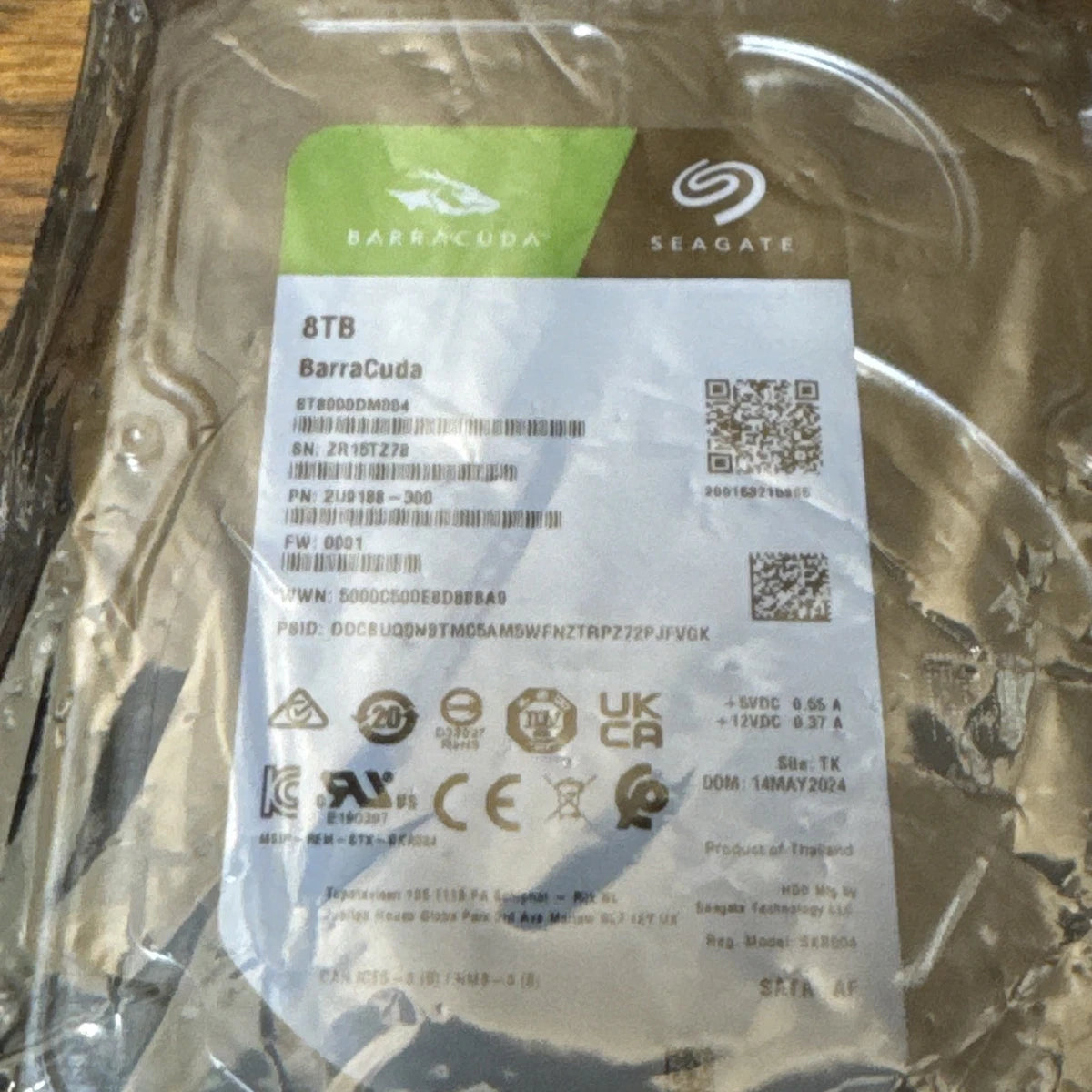 Seagate BarraCuda 8TB ST8000DM004