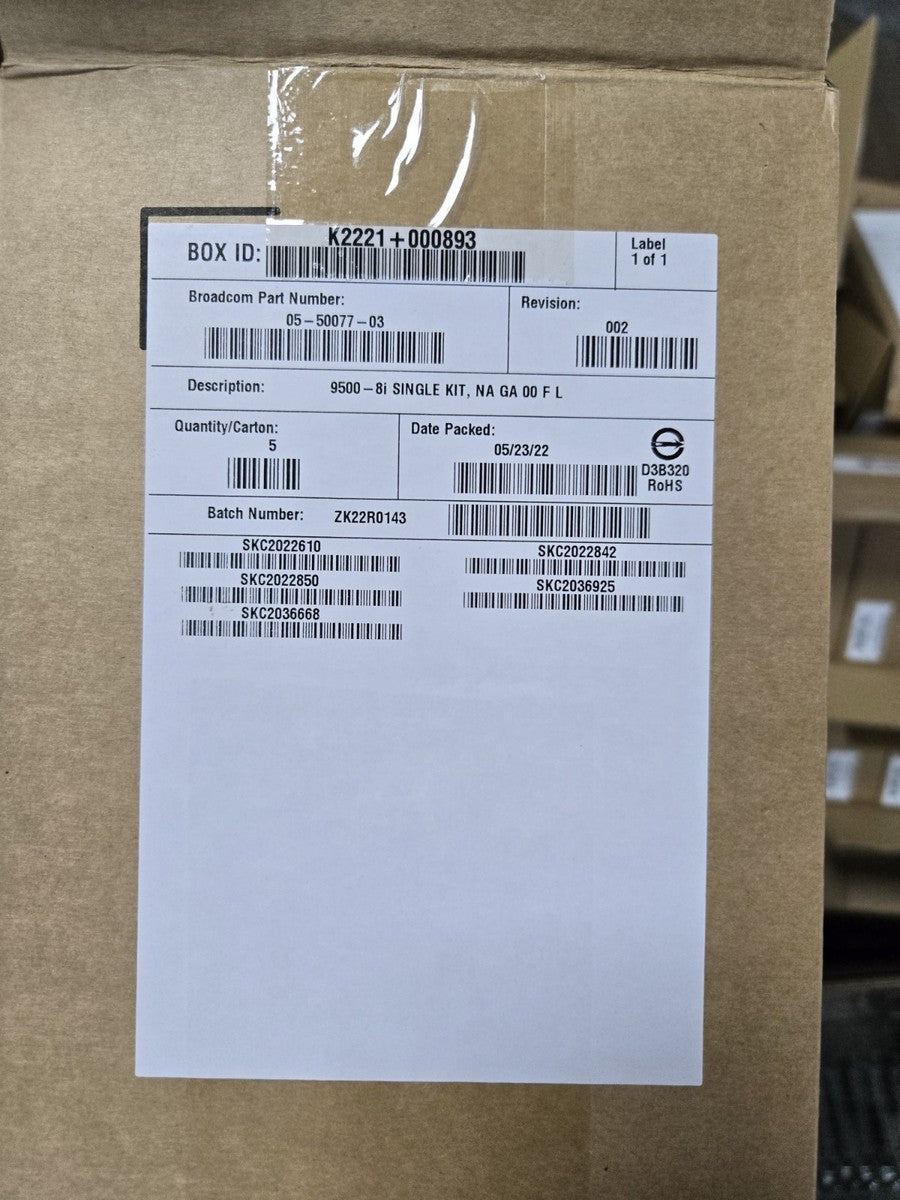 Broadcom 9500-8i 12Gb/s HBA SAS/NVMe Storage Adapter (05-50077-03