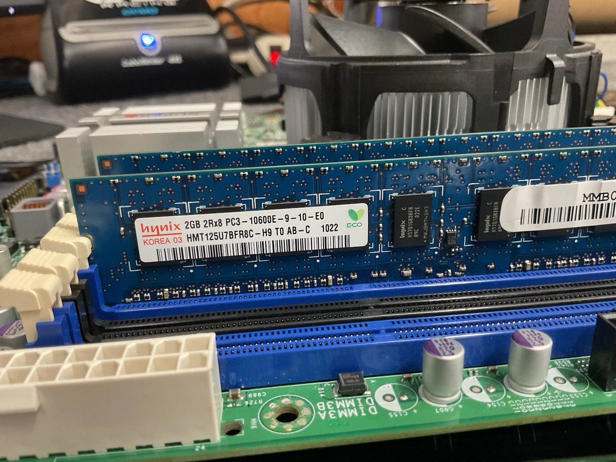 Super X8STE Mother Bord Intel core i7 W/ Power Supply PWS-502-PQ & Ram 2GB 2x