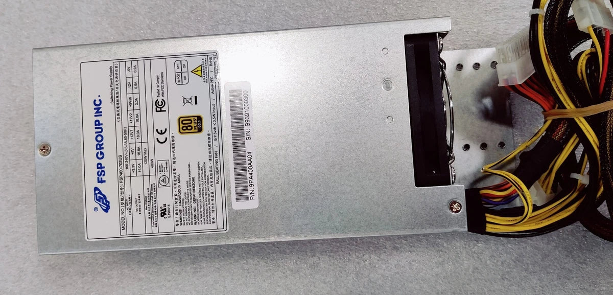 New FSP400-702US 400W ATX Power Supply Single 2U Size 80 PLUS Gold|326629584384
