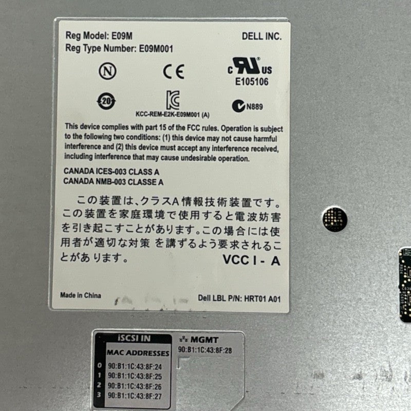 Dell Equallogic E09M E09M001 42J59 Type 11 Controller Module|146768122721