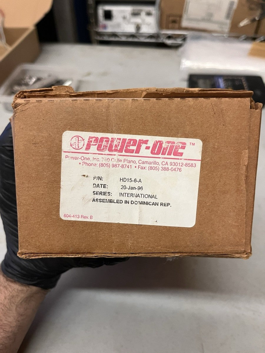 Power-One HD15-6-A Linear DC Power Supply 15V 6A Chassis Mount New Open Box