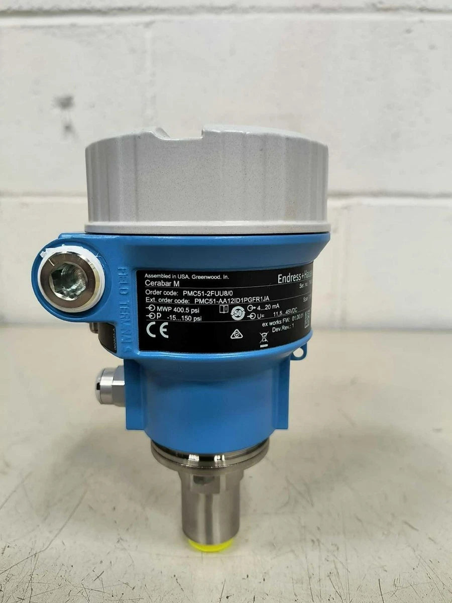 Endress Hauser Cerabar M Pressure Transducer PMC51-AA12ID1PGFR1JA 71086208