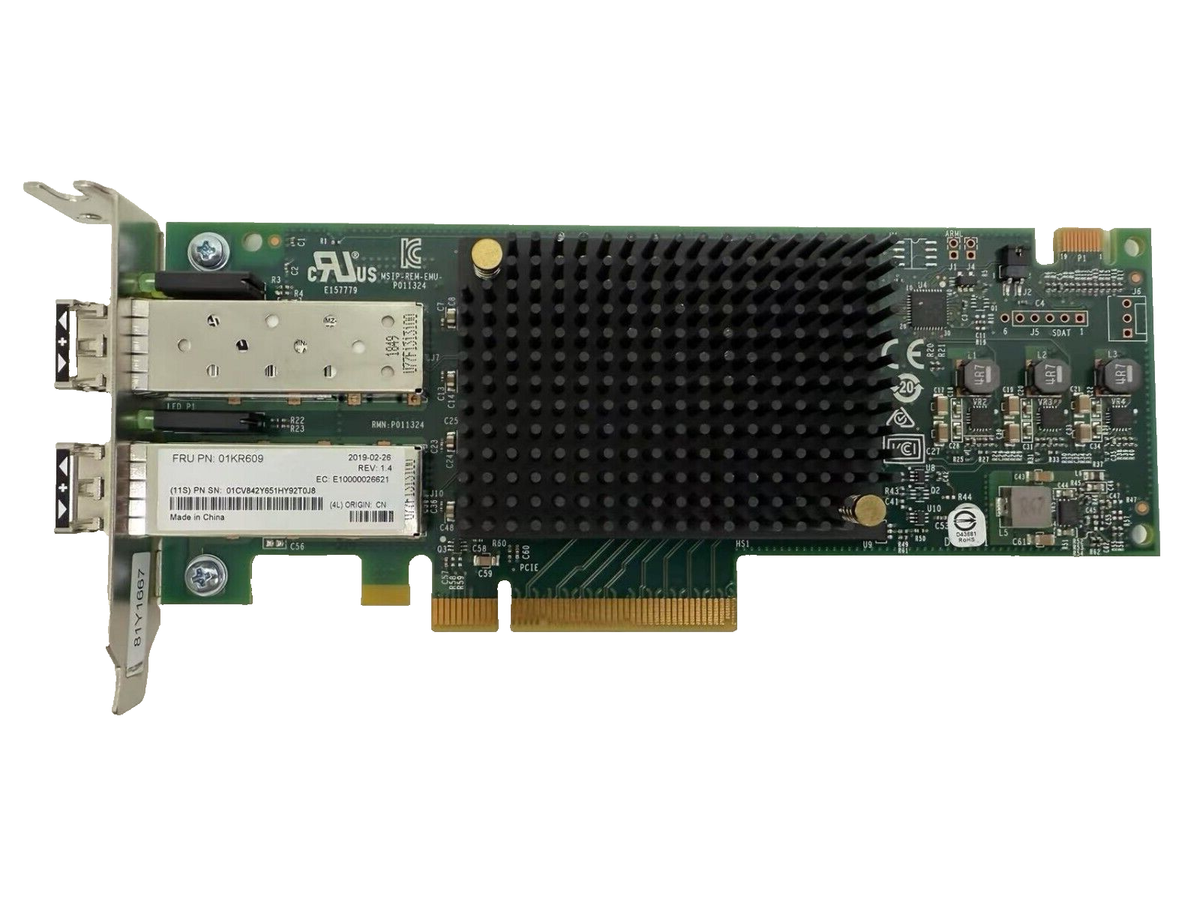 Emulex LPe31002-M6 P011324-21G Dual Port Dual Port Fiber Channel 16Gb 01KR609|236012574324