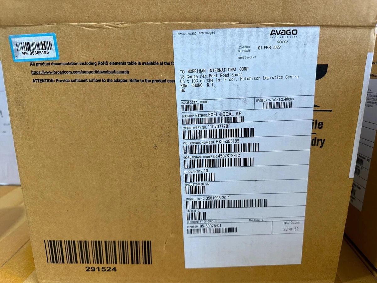 Broadcom HBA 9500-8e Tri-Mode Storage Adapter (03-50075-01 PCIe 4.0 HBA 12Gbps#