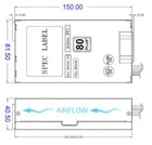 Premium HP Proliant MicroServer G7 G8 N54L N40L N36L DPS-150TB PSU Upgrade