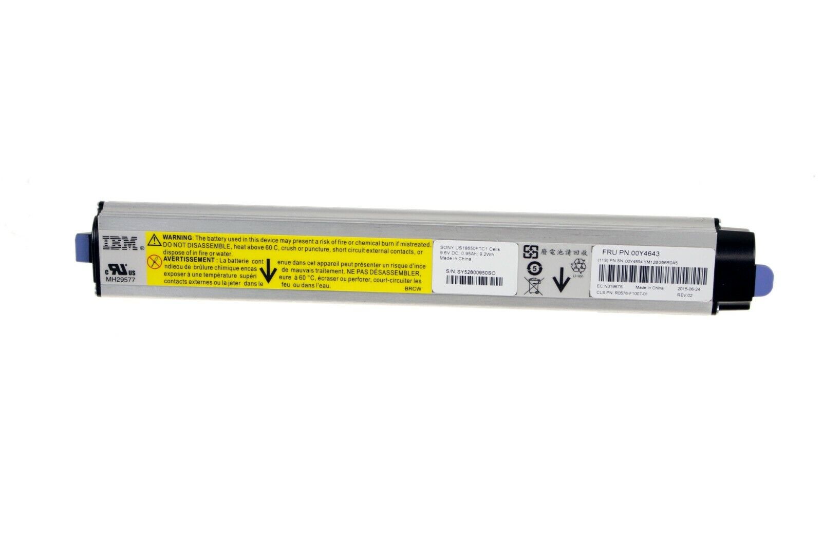 IBM V3700 node canister bateria 90Y7689 44X3320 00Y4643 bateria