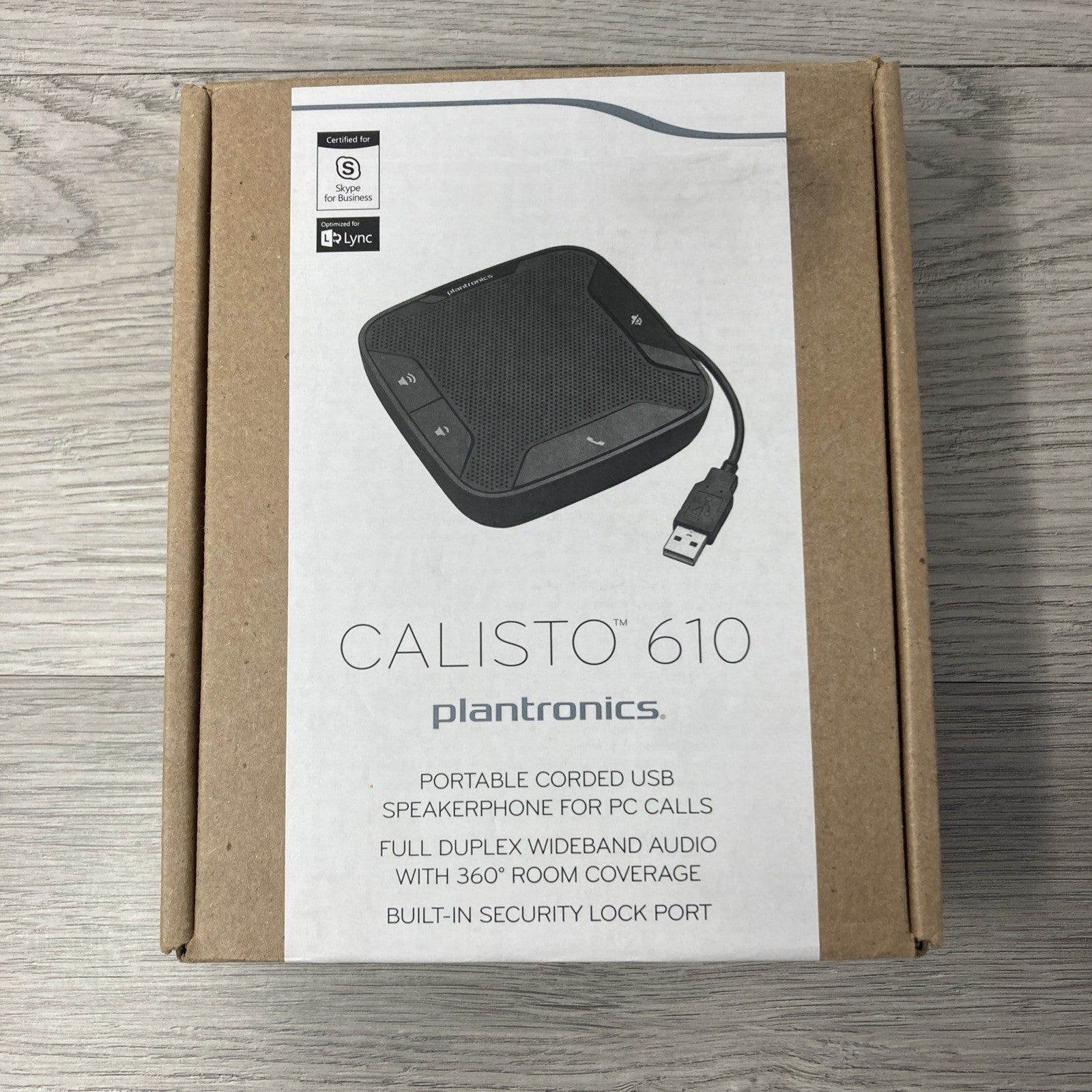 Plantronics Calisto 610 Portable USB Speakerphone 201859-01 with Carry Case P610|388764715228