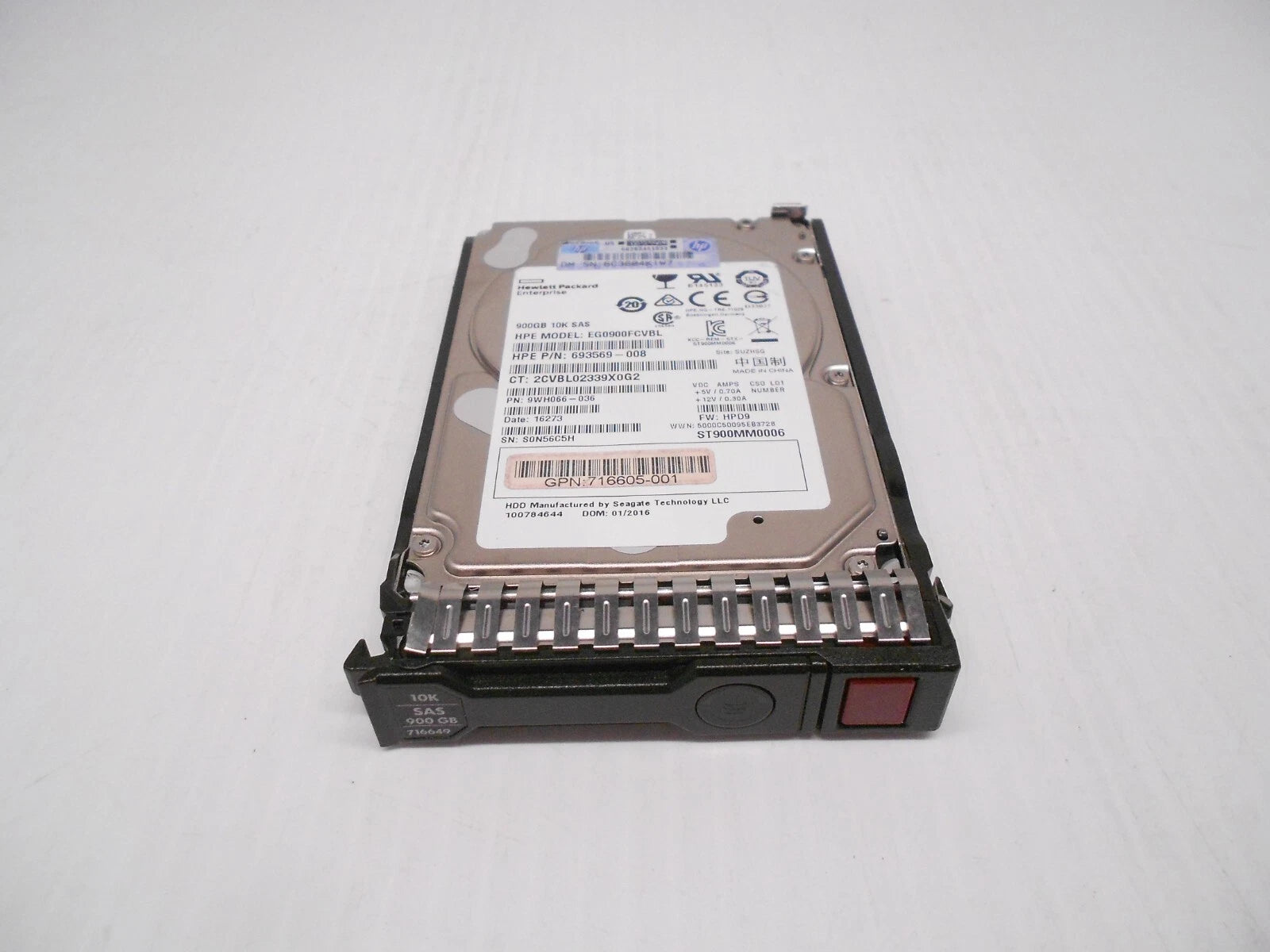 HP 716649 900GB 10K SAS 2.5" 6Gb/s Server Hard Drive HP DL360 DL380 G8 G9 G10|192306775913