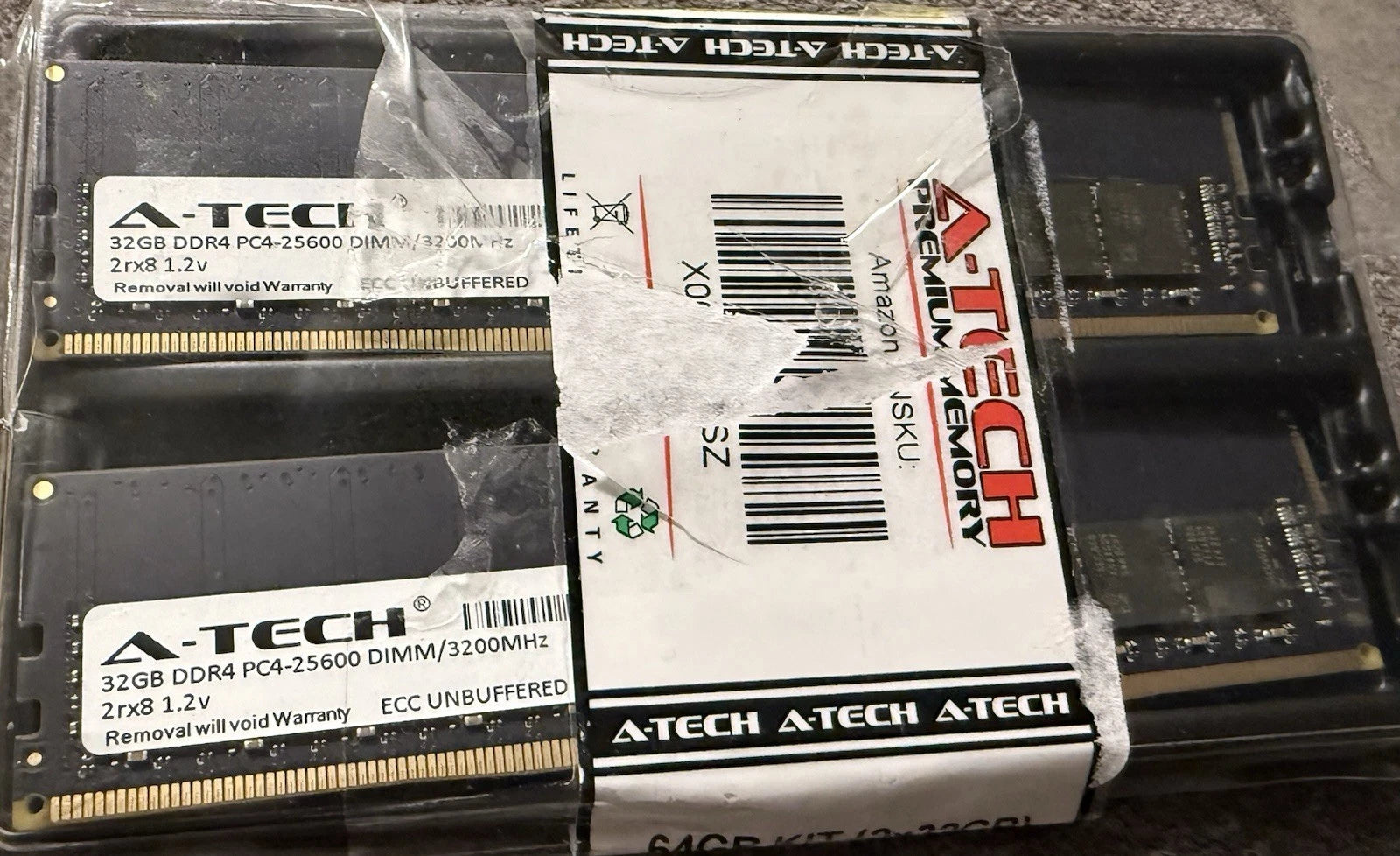 A-Tech 64GB Kit 2x 32GB PC4-25600 Laptop SODIMM DDR4 3200 MHz 260-Pin Memory RAM|376647077549