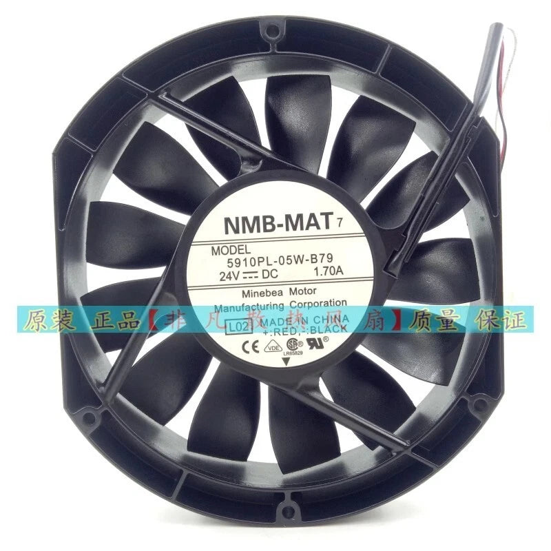 NMB 5910PL-05W-B79 24V 1.70A 17225 17cm Cooling Fan