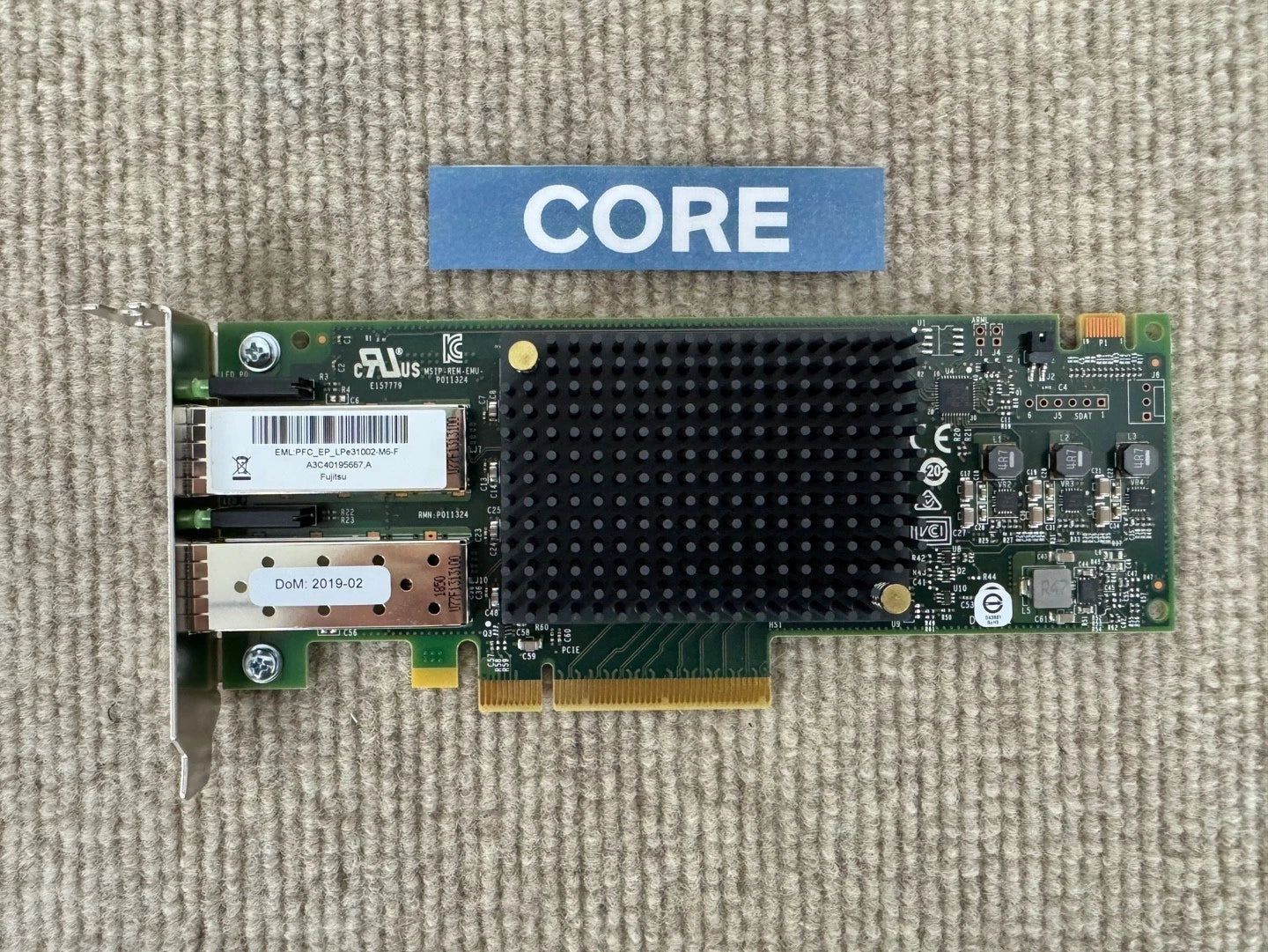 Fujitsu Emulex LPe31002-M6-F 2-Port 16Gb FC Adpaterl HBA Low Profile A3C40195667|197561700080