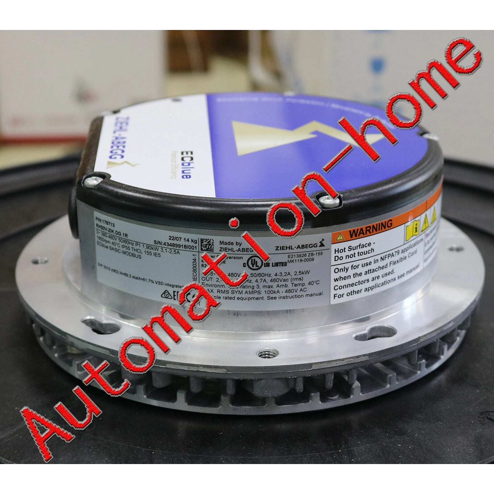 1 Pc. NEW， RH50V-ZIK.DG.1R centrifugal fan FAST SHIP#XR