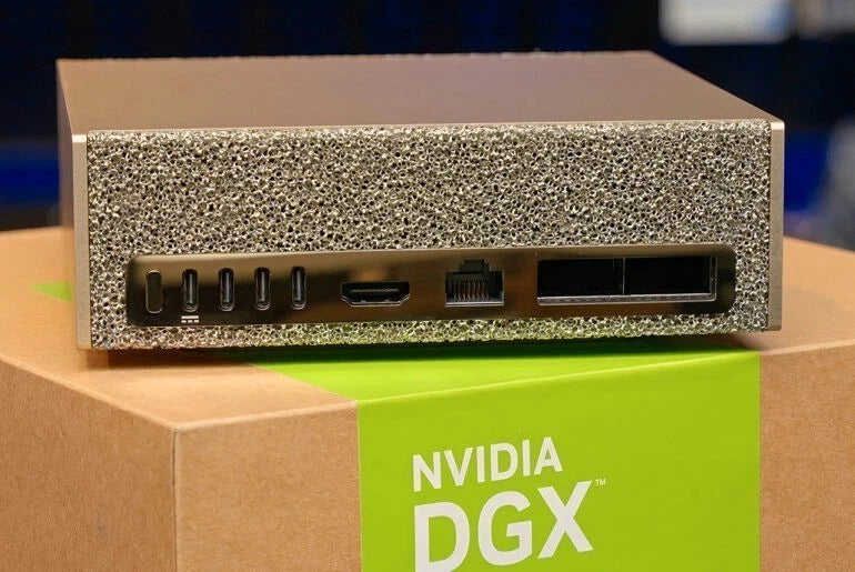 NVIDIA DGX Spark Desktop AI Supercomputer – 128 GB RAM / Up to 4 TB NVM