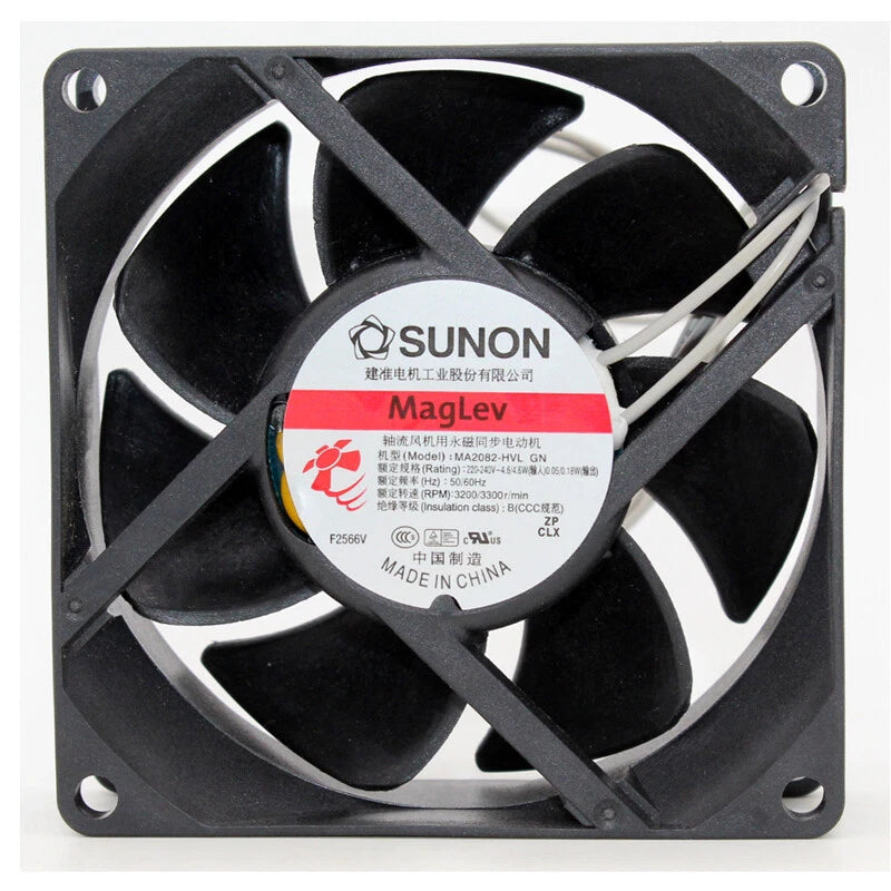 SUNON MA2082-HVL.GN 8cm 8025 220V 240V 2pin cooling fan|164099236579