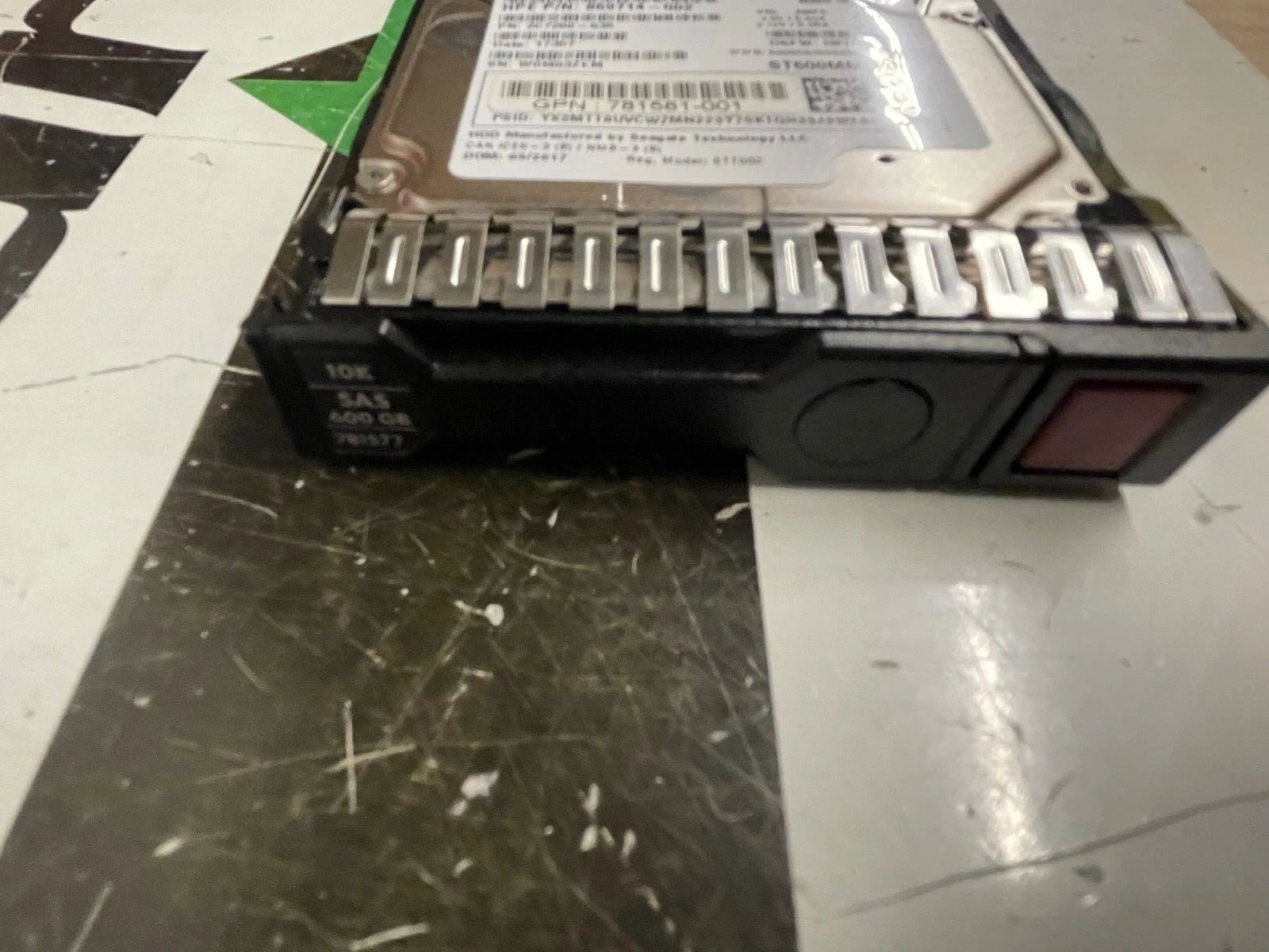 781577-001 HP 600GB 12G SAS 10K 2.5IN SC ENT HDD 781516-B21|156812062294